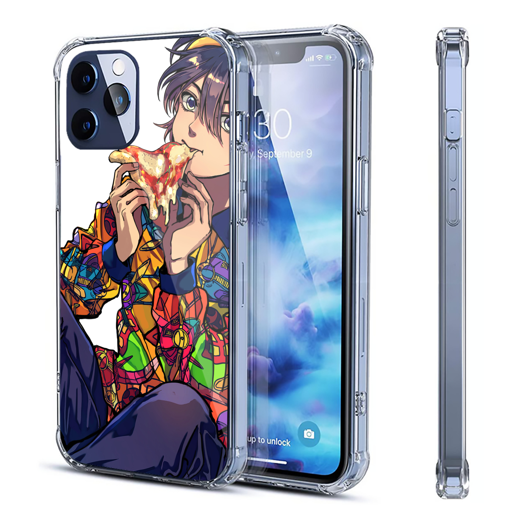 （画像用） ジョジョの奇妙な冒険 JoJo's Bizarre Adventure 【iPhone 12シリーズ対応】透明スマホケース（クリアソフトケース）